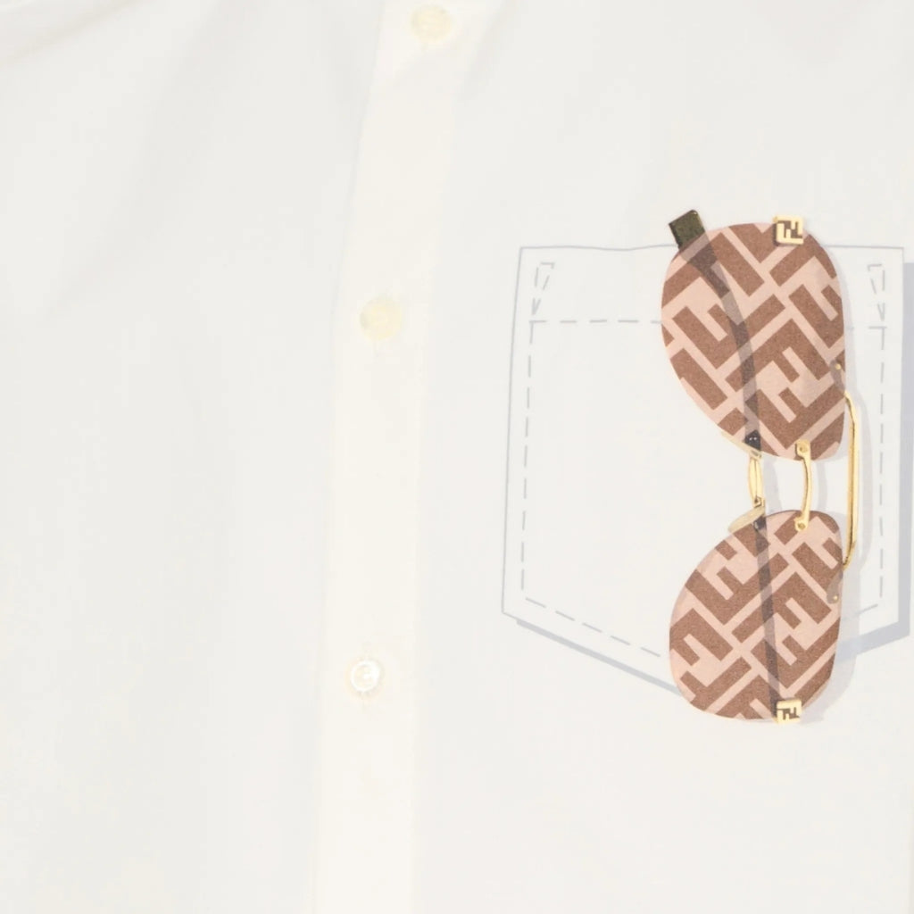 Fendi Kids Sunglass Shirt