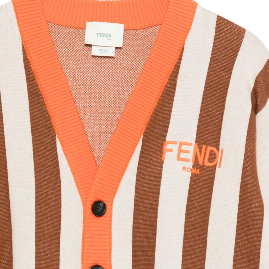 Fendi Kids Knit Cardigan