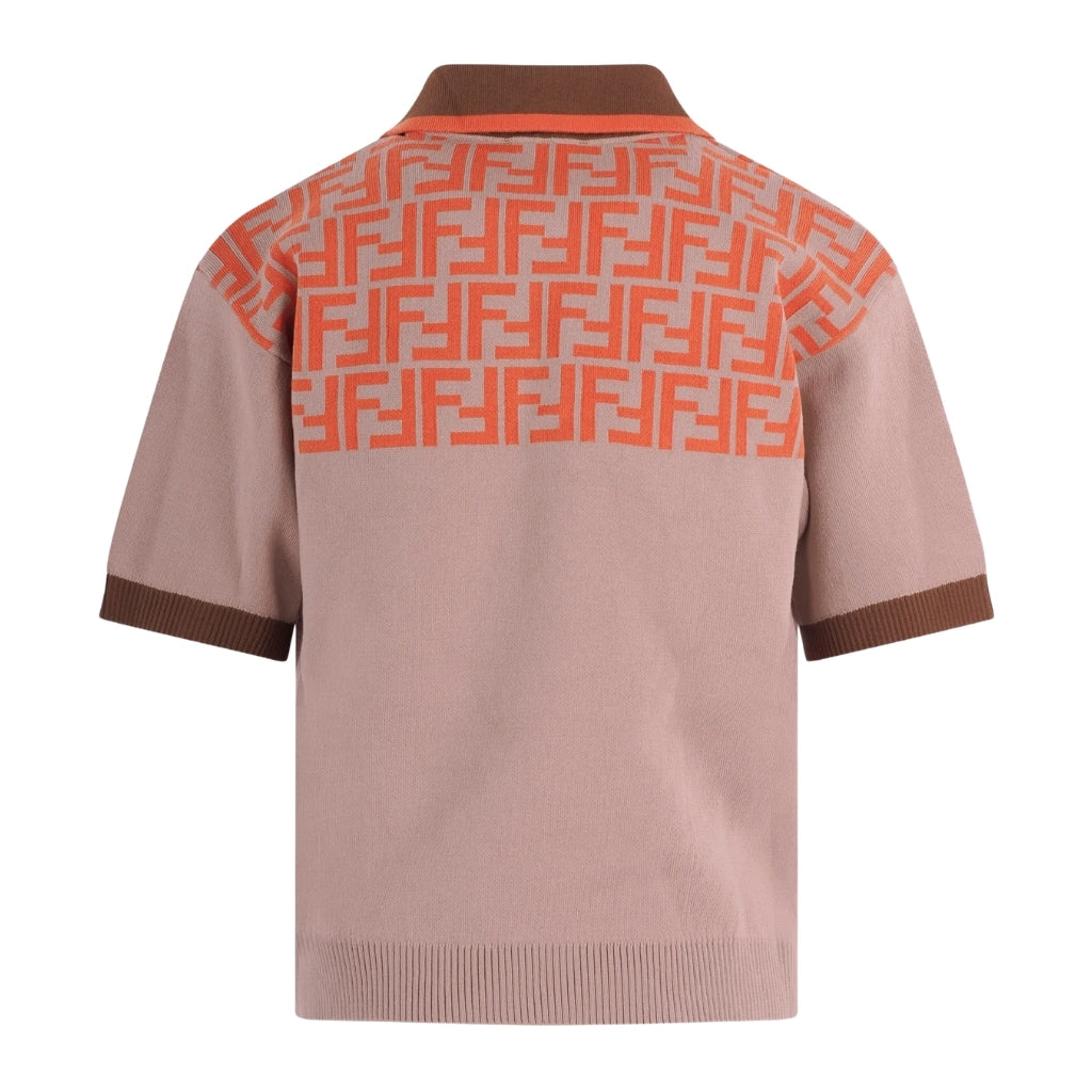 Fendi Kids Knit Polo T-shirt