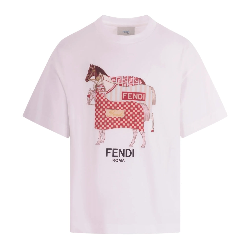 Fendi Kids Printed T-shirt