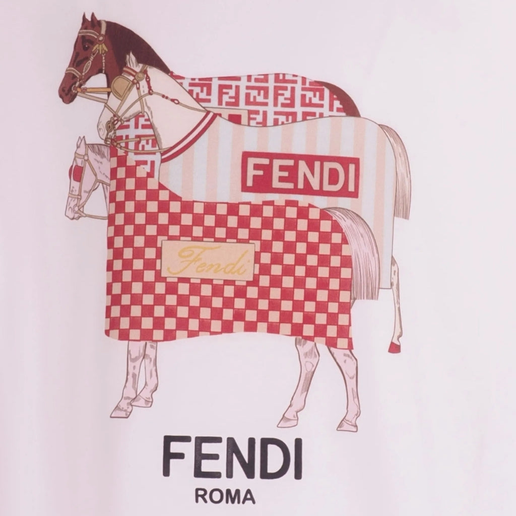 Fendi Kids Printed T-shirt