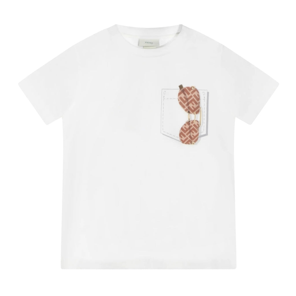 Fendi Kids Sunglass T-shirt