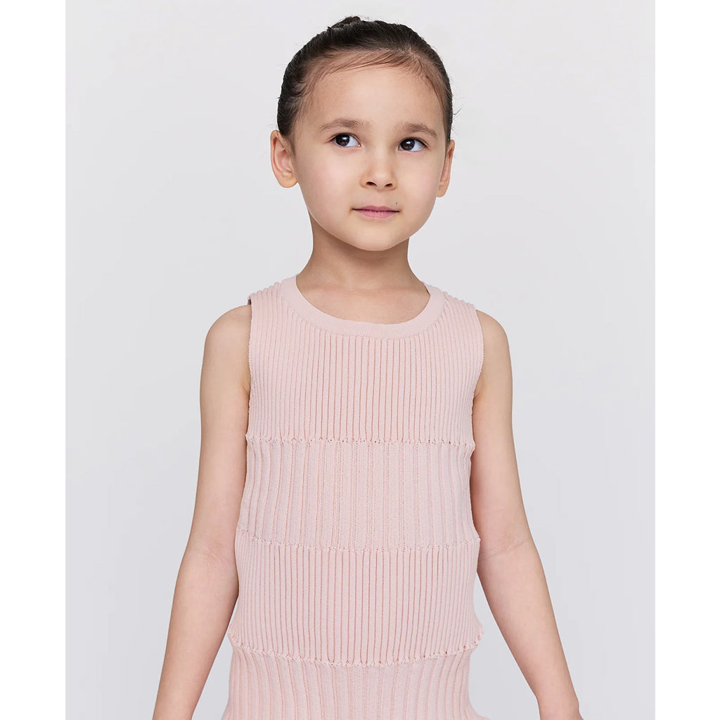 CFCL Kids Soft Fluted Kid Sleeveless Dress