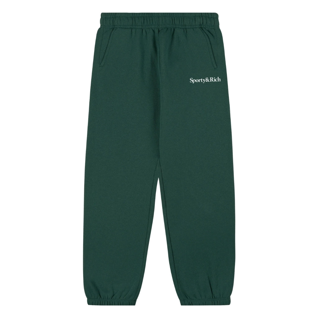 Sporty & Rich Kids Serif Logo Kids Sweatpants