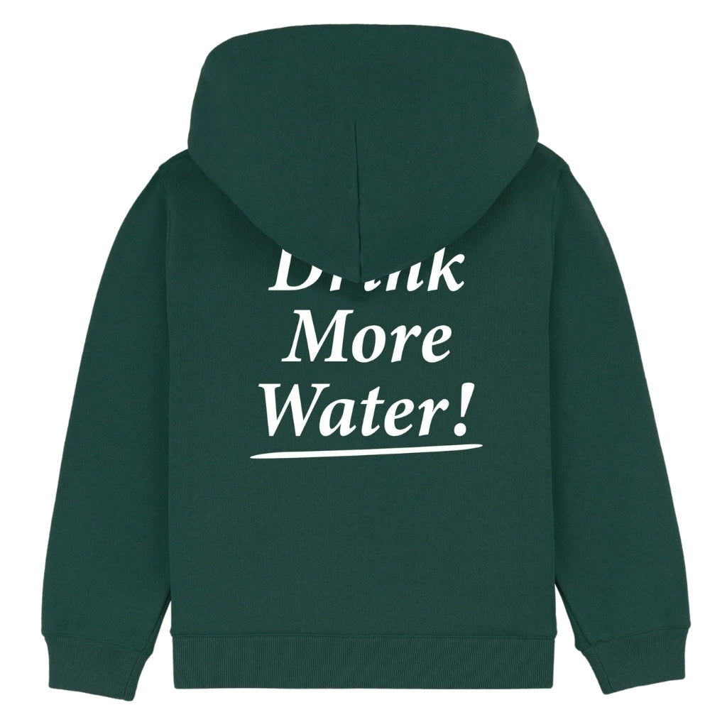 Sporty & Rich Kids Drink More Water Kids Hoodie