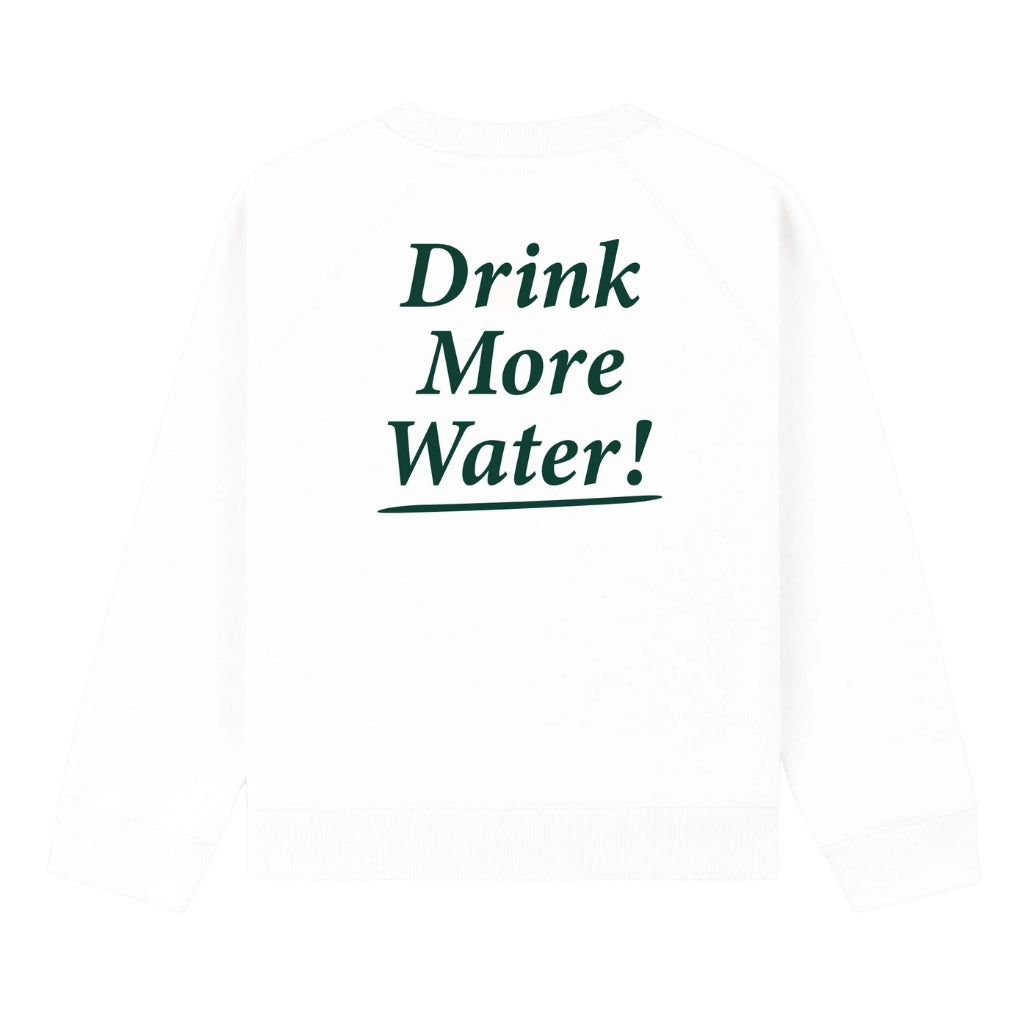 Sporty & Rich Kids Drink More Water Kids Sweatshirt