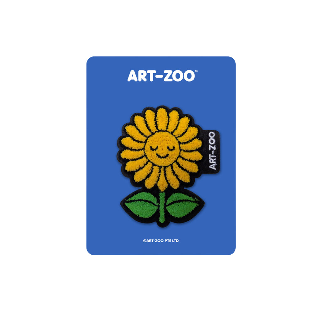 ART-ZOO Embroidered Pin - Sunflower