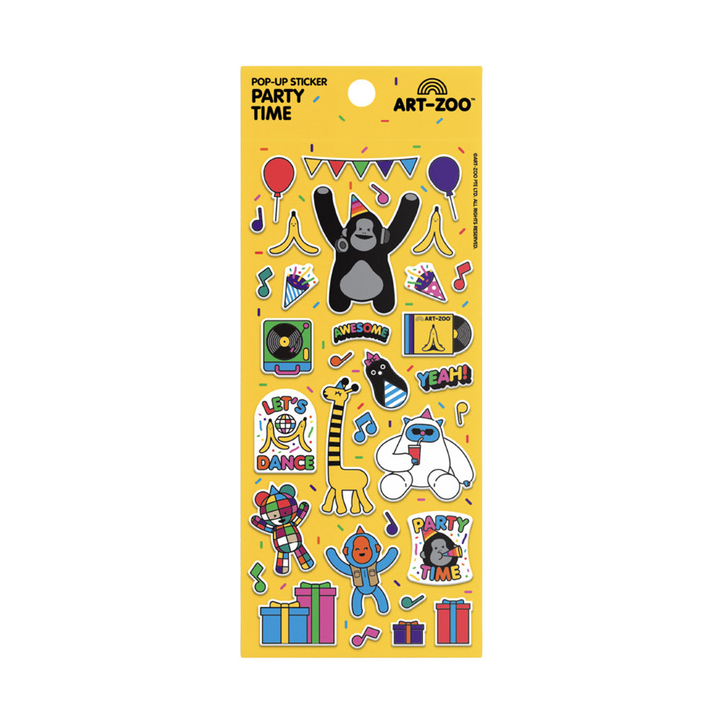 ART-ZOO Puffy Stickers - Party Time