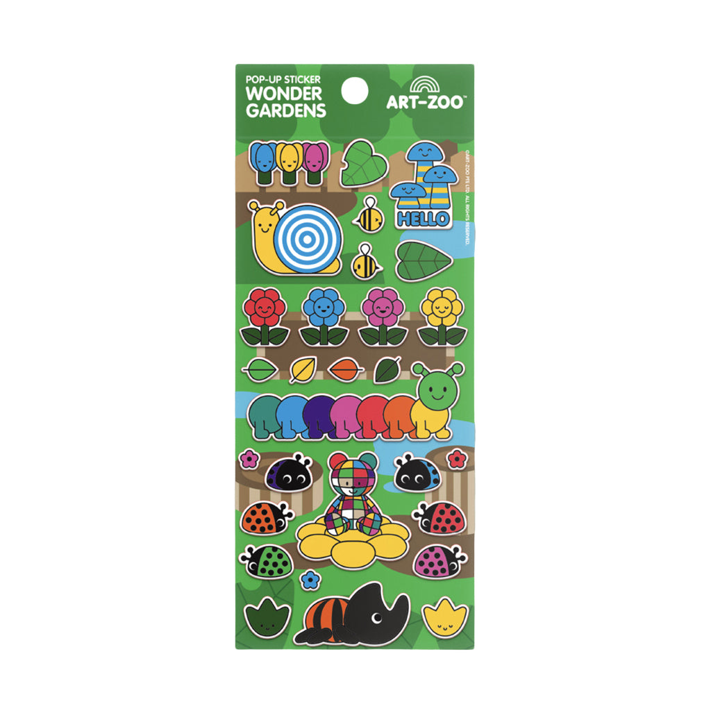 ART-ZOO Puffy Stickers - Wonder Gardens