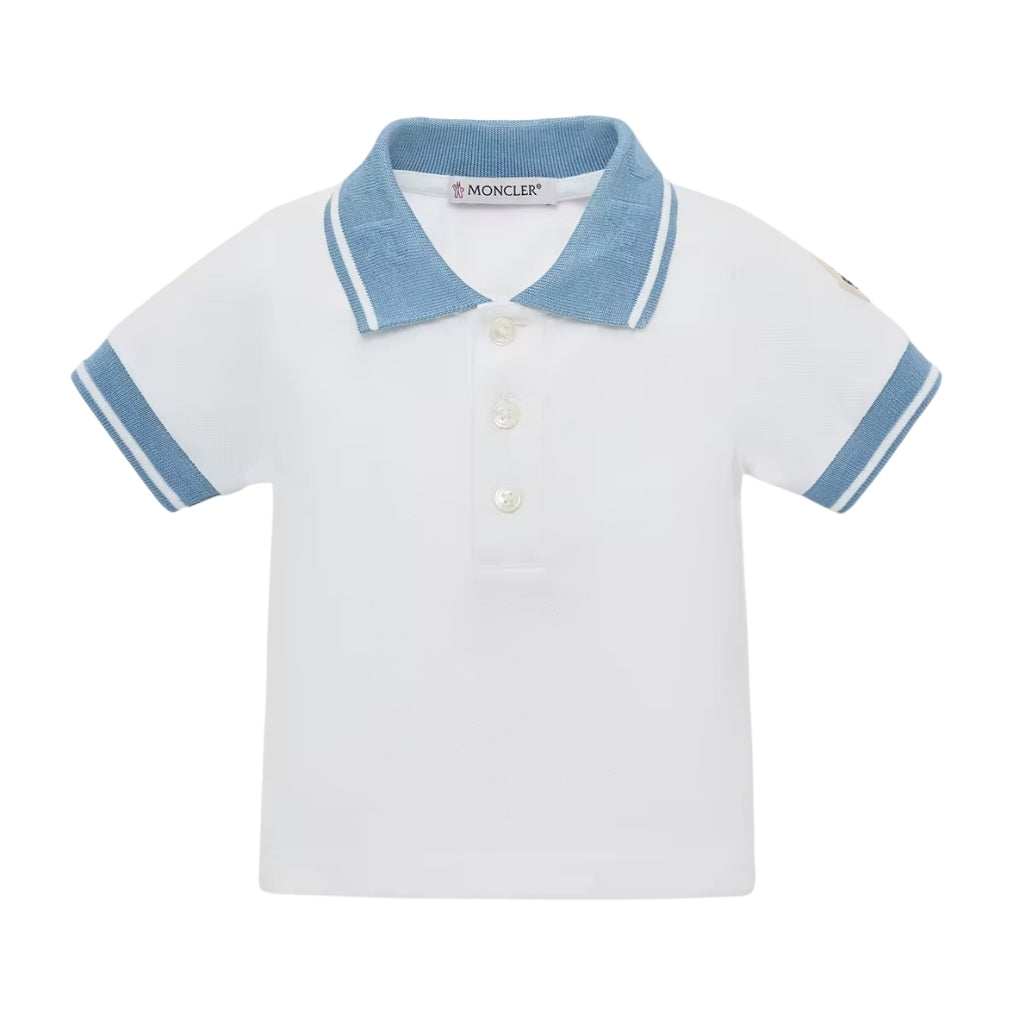 Moncler Enfant Short Sleeve Polo