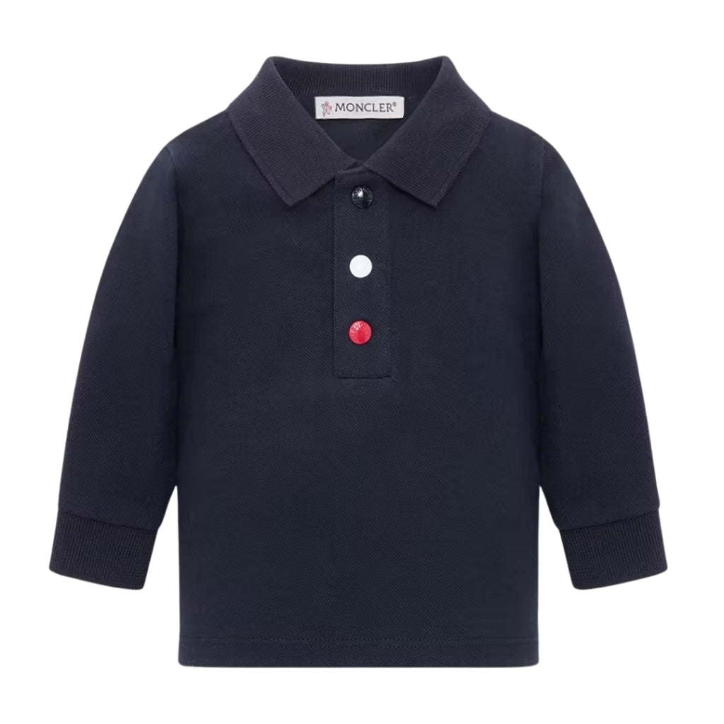 Moncler Enfant Long Sleeve Polo
