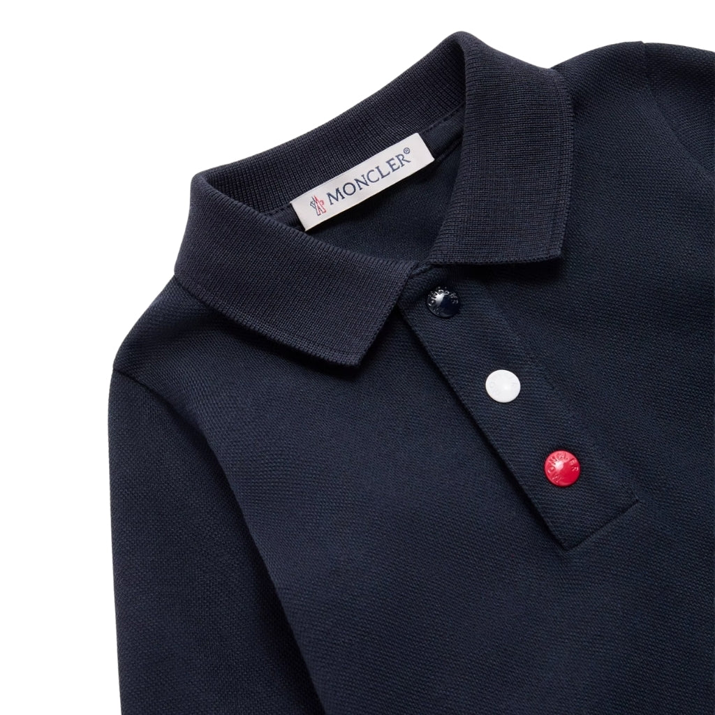 Moncler Enfant Long Sleeve Polo