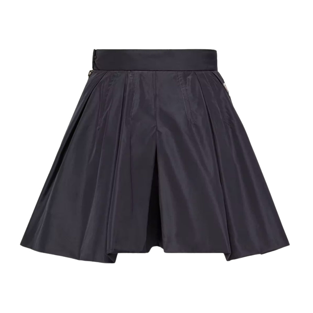 Moncler Enfant Pleated Taffeta Shorts