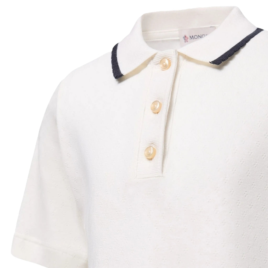 Moncler Enfant Short Sleeve Polo