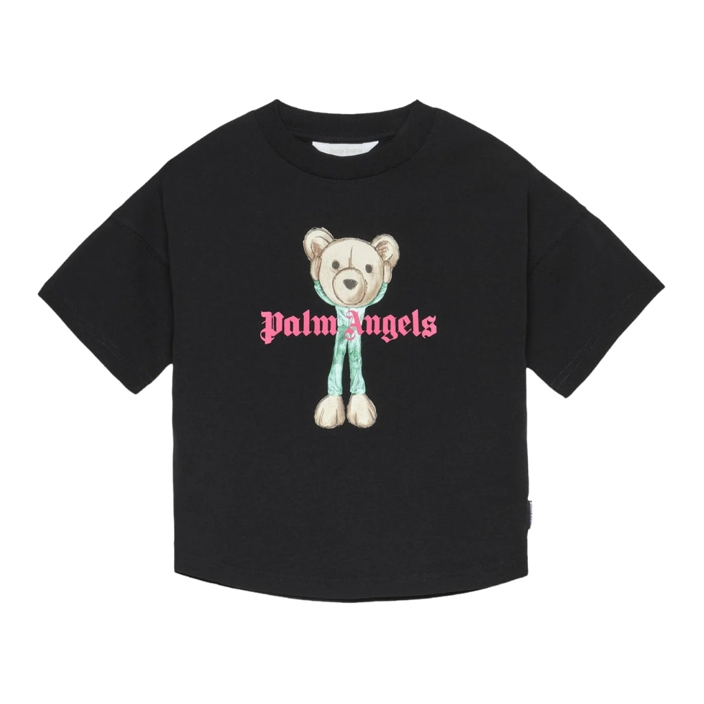 Palm Angels Kids Pa Mascot Bear Over Tee