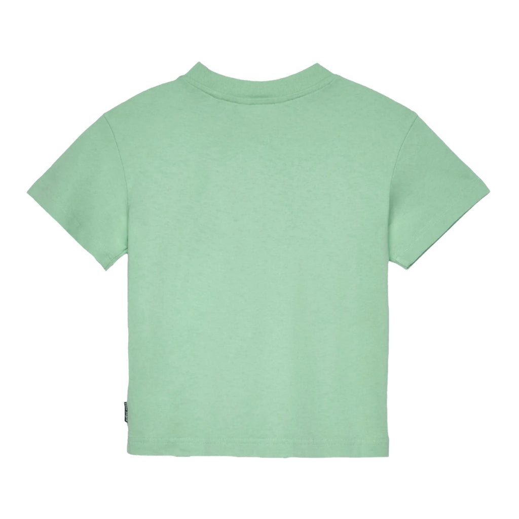 Palm Angels Kids Neck Logo Brushed Tee