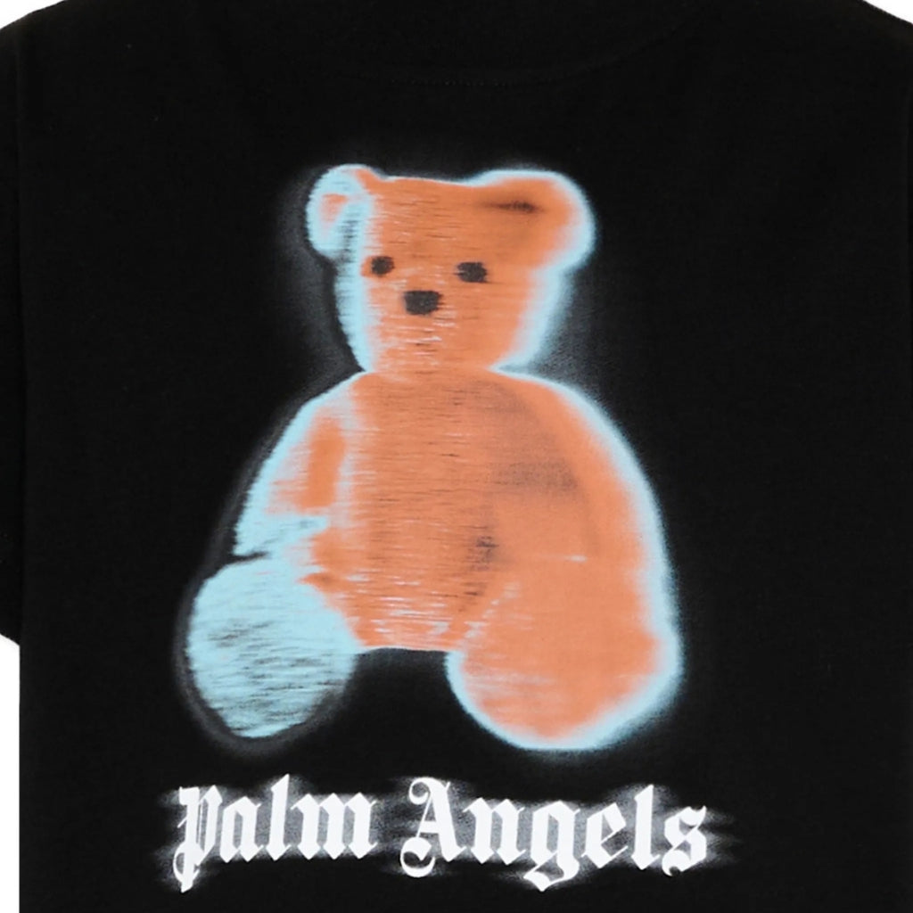 Palm Angels Kids Pa Blurred Bear Tee