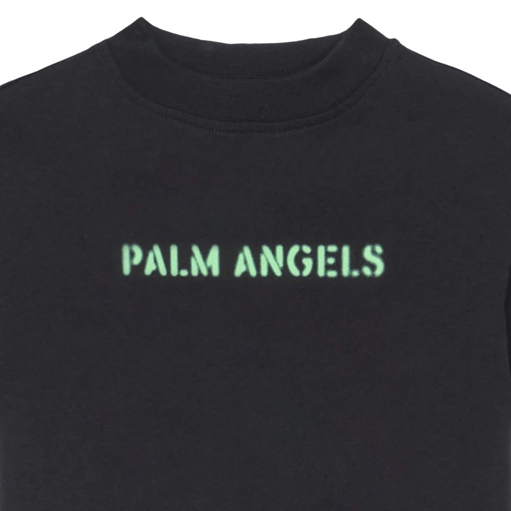 Palm Angels Kids Logo Stamp T-shirt