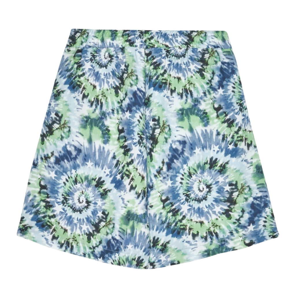 Palm Angels Kids Tie Dye Stars Loose Shorts