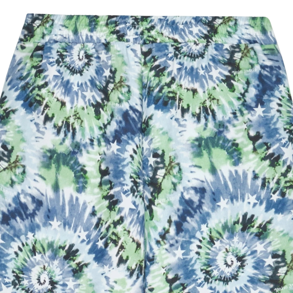 Palm Angels Kids Tie Dye Stars Loose Shorts