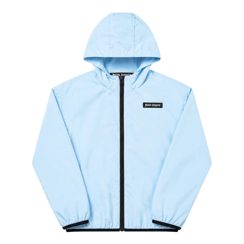 Palm Angels Kids Curvedlogo Hoodie Windbreaker