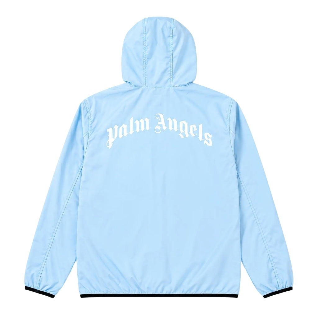 Palm Angels Kids Curvedlogo Hoodie Windbreaker