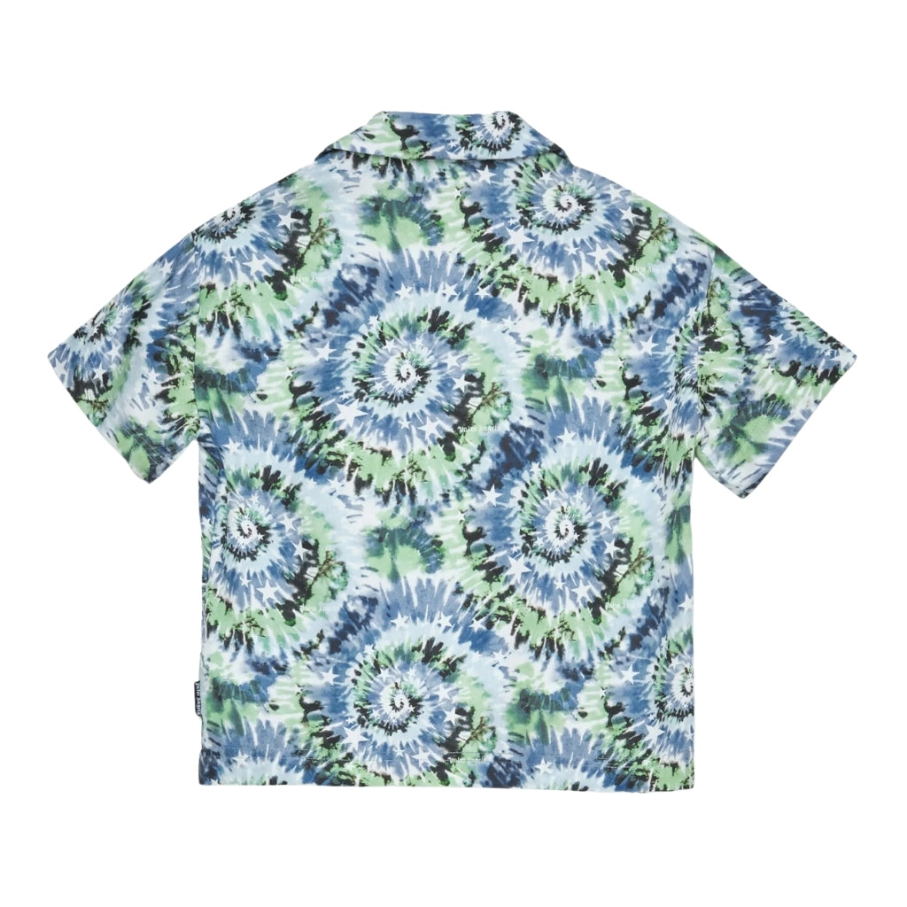Palm Angels Kids Tie Dye Bowling Shirt