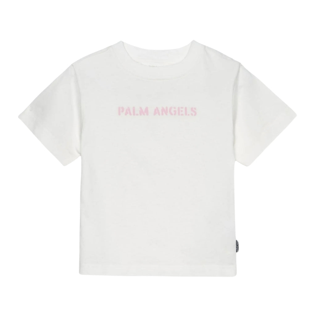 Palm Angels Kids Logo Stamp T-shirt