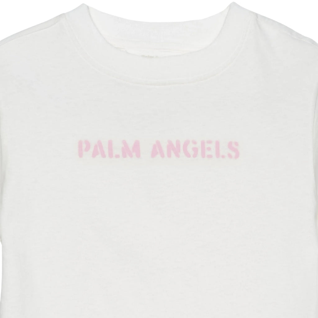 Palm Angels Kids Logo Stamp T-shirt