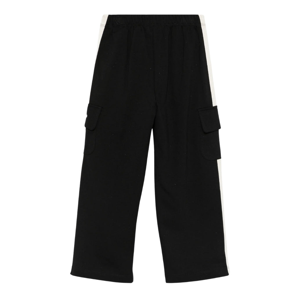 Palm Angels Kids Track Wide Leg Cargo Pant