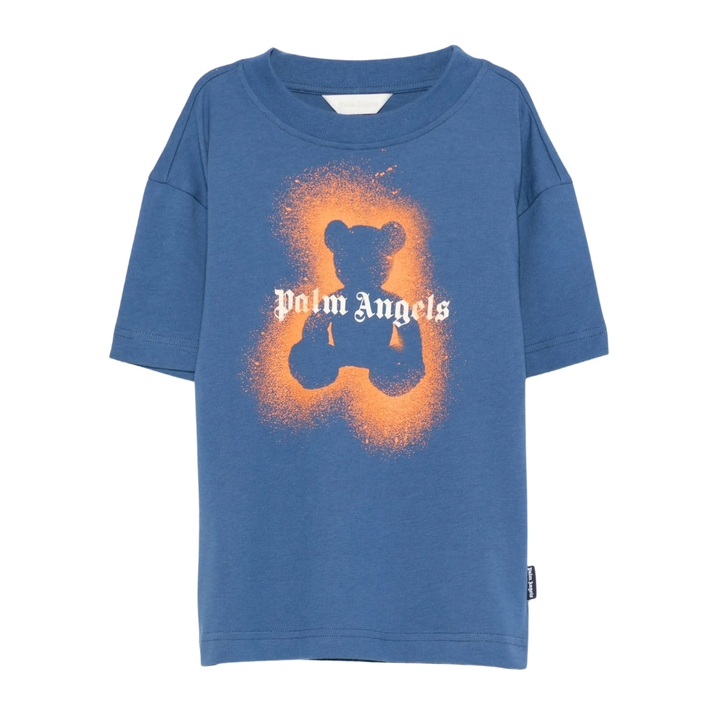Palm Angels Kids Pa Spray Bear T-shirt