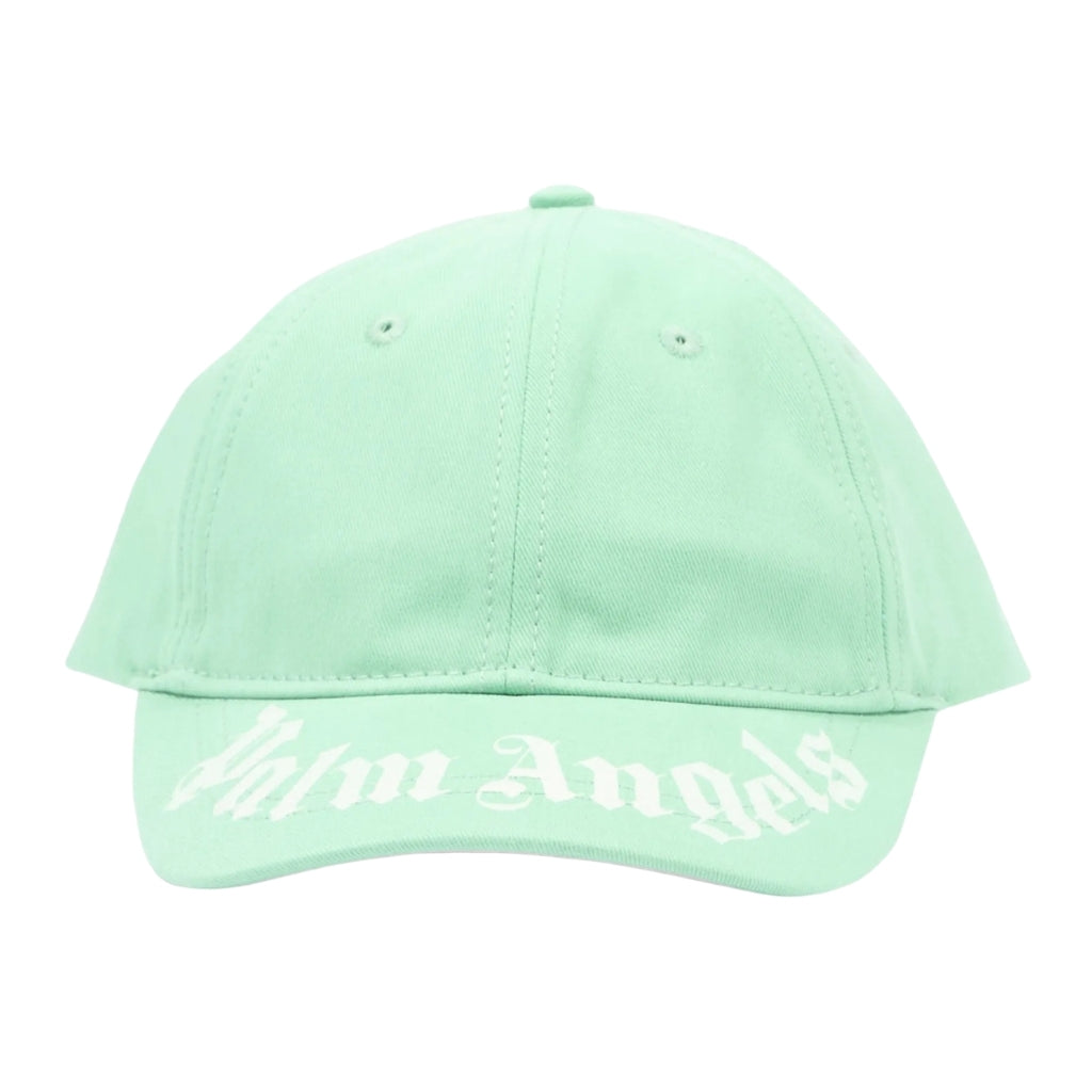 Palm Angels Kids Brushed Logo Baseball Cap