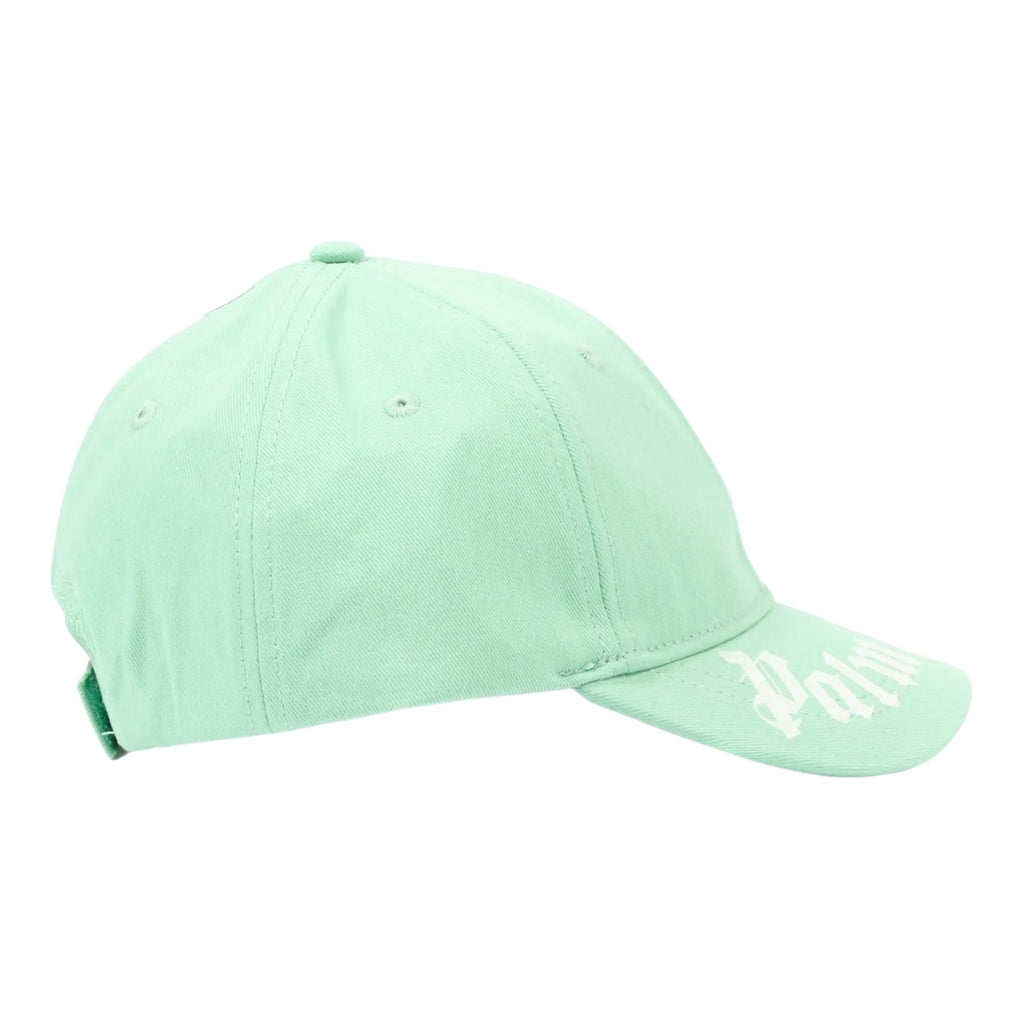 Palm Angels Kids Brushed Logo Baseball Cap