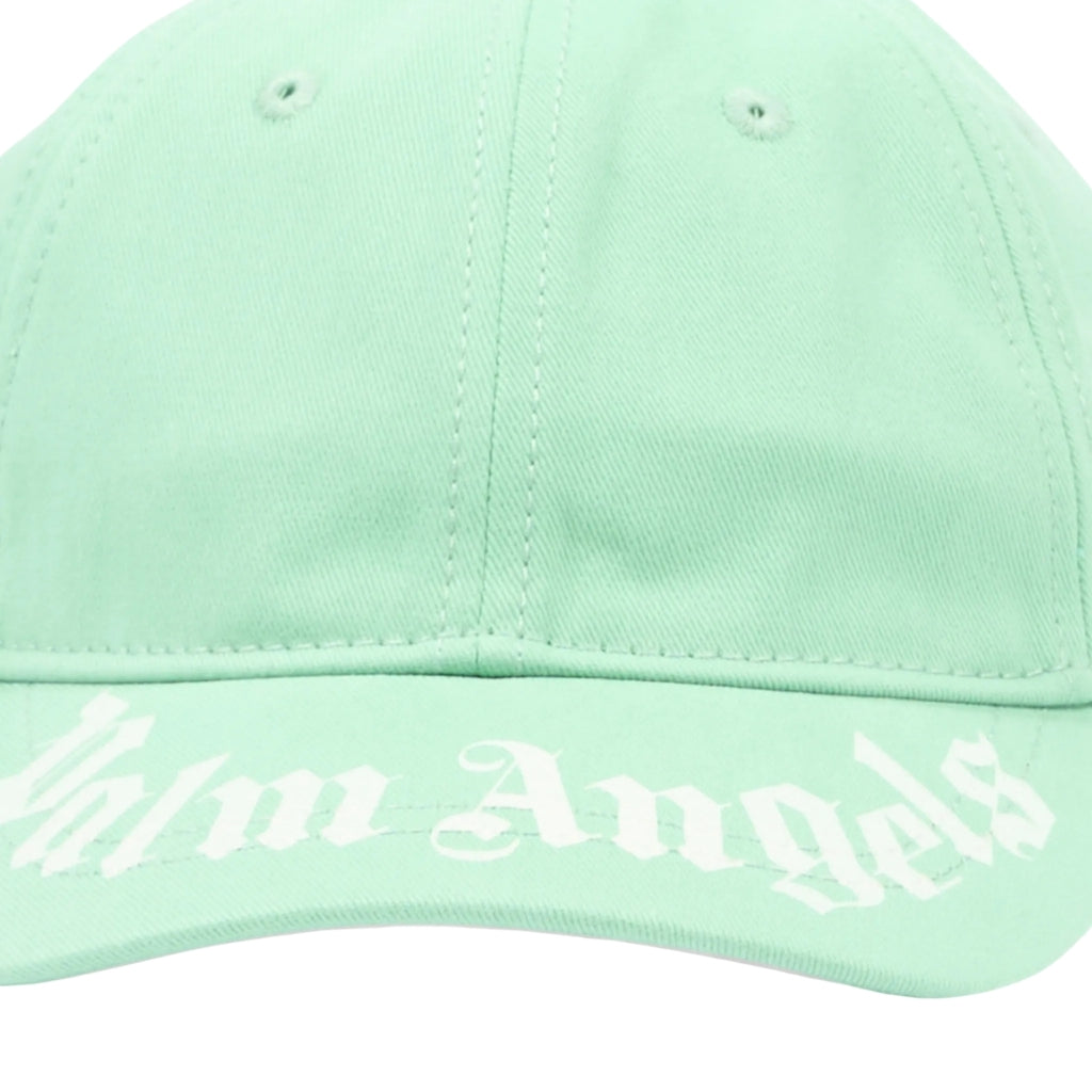 Palm Angels Kids Brushed Logo Baseball Cap