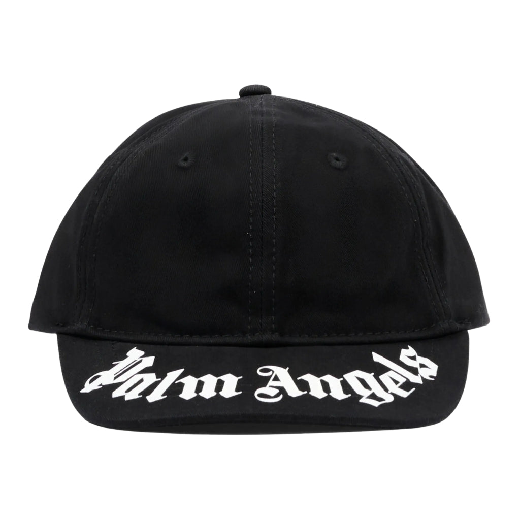 Palm Angels Kids Brushed Logo Baseball Cap