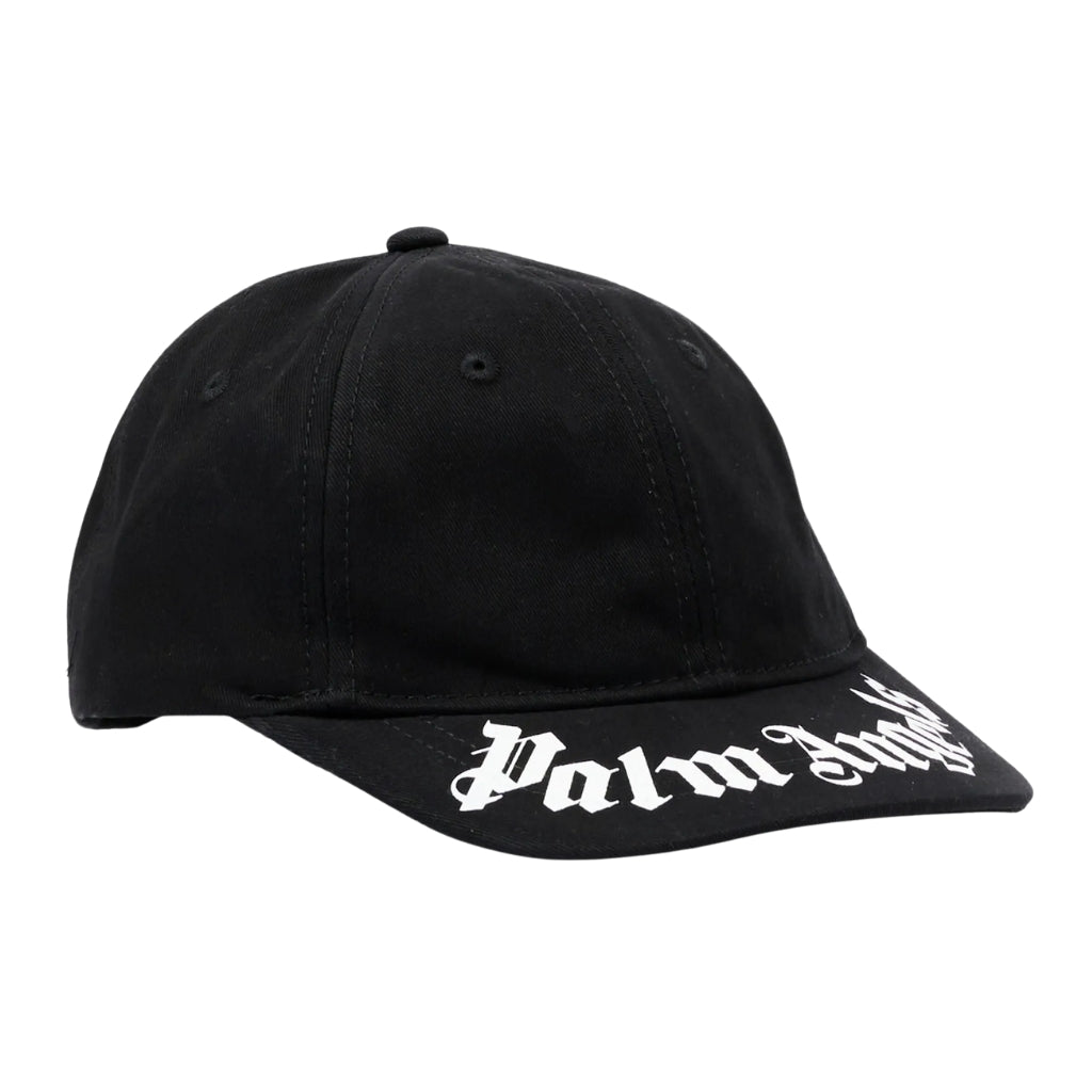 Palm Angels Kids Brushed Logo Baseball Cap