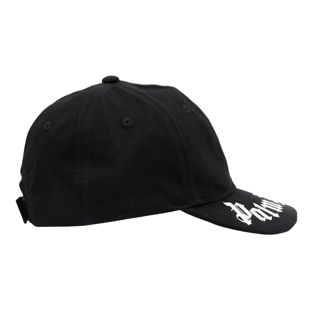 Palm Angels Kids Brushed Logo Baseball Cap