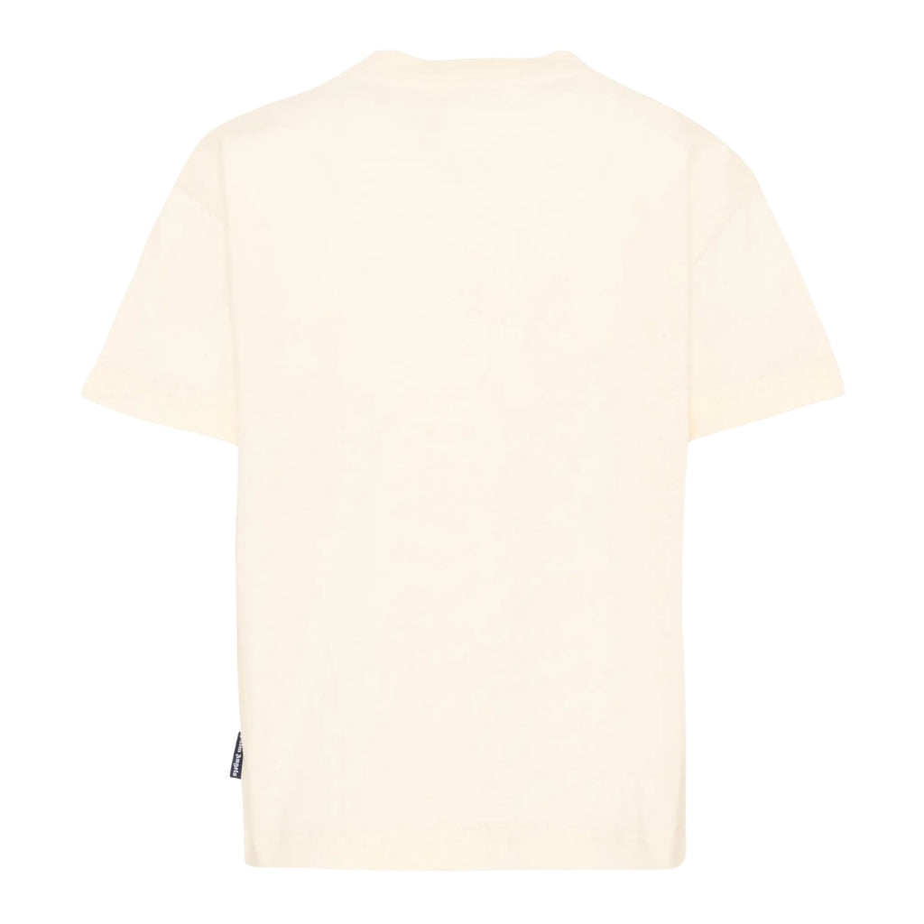 Palm Angels Kids Neck Logo Brushed T-shirt