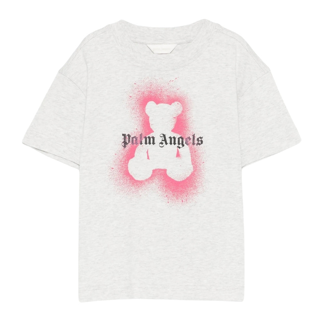 Palm Angels Kids Pa Spray Bear T-shirt