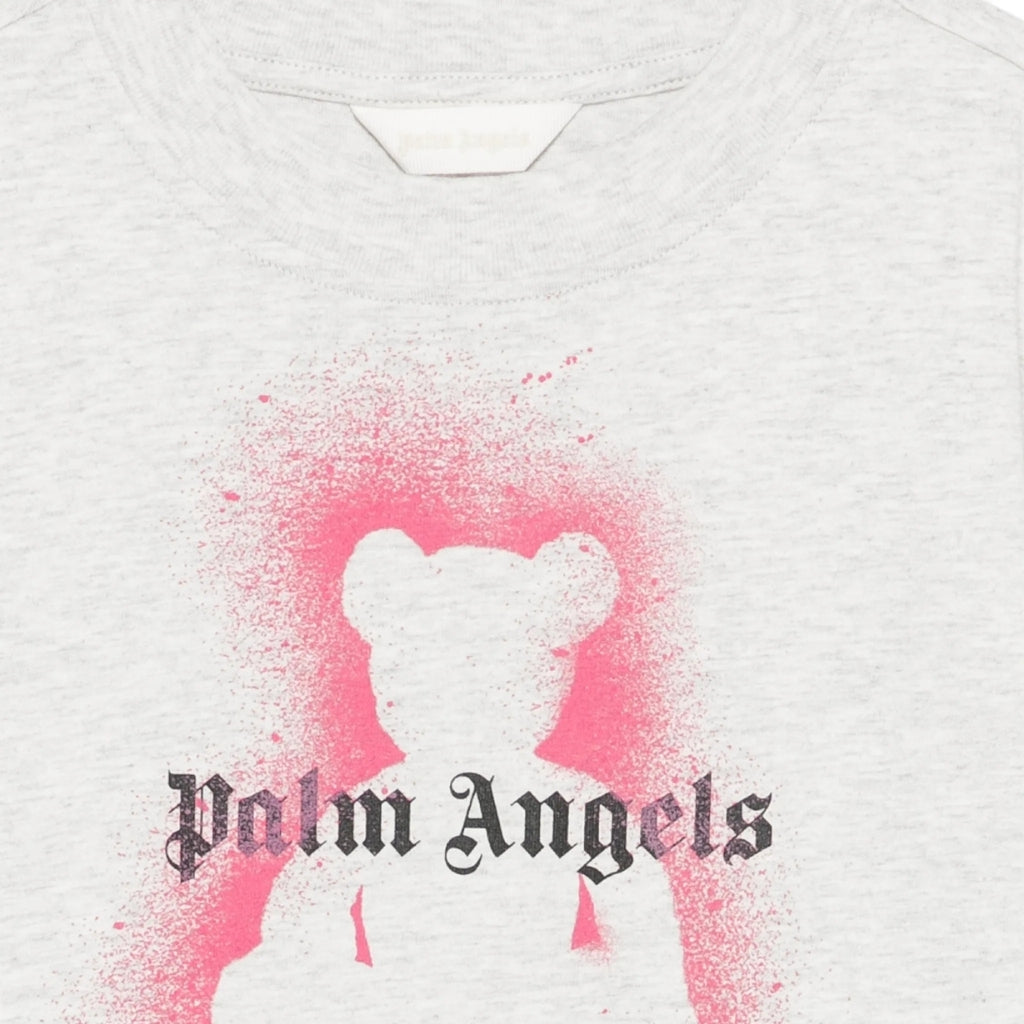 Palm Angels Kids Pa Spray Bear T-shirt
