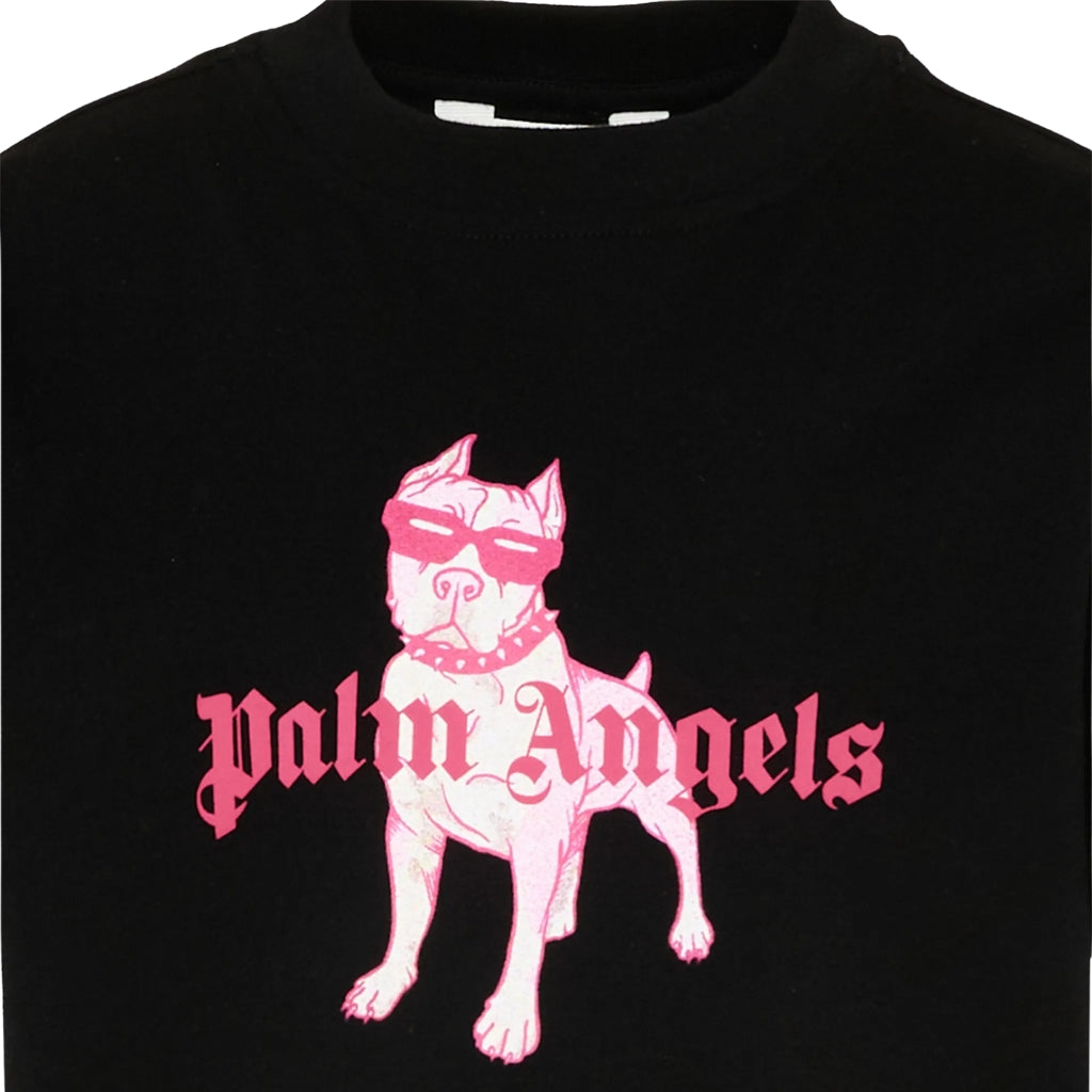 Palm Angels Kids Palm Dog T-shirt