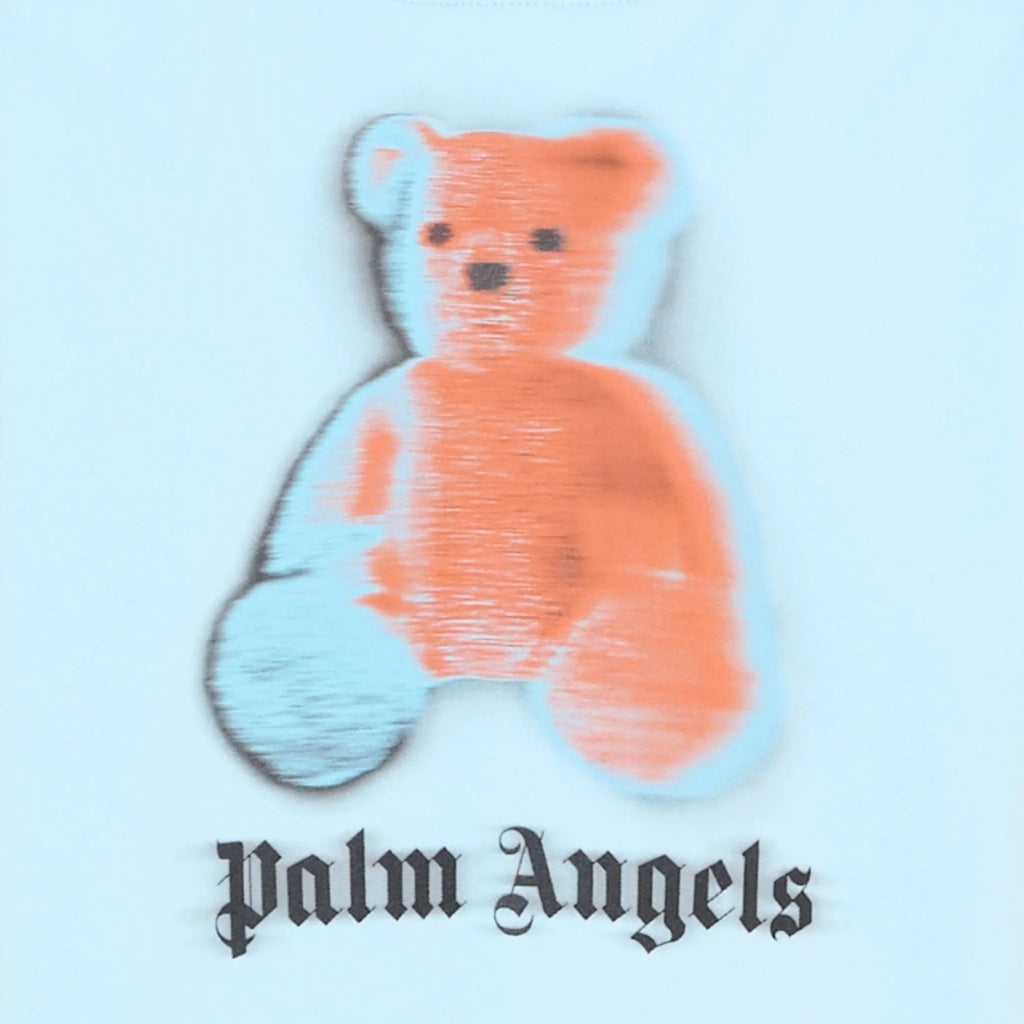 Palm Angels Kids Pa Blurred Bear Tee