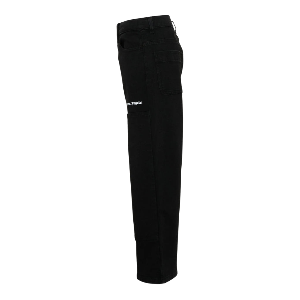 Palm Angels Kids Logo Carpenter Pants