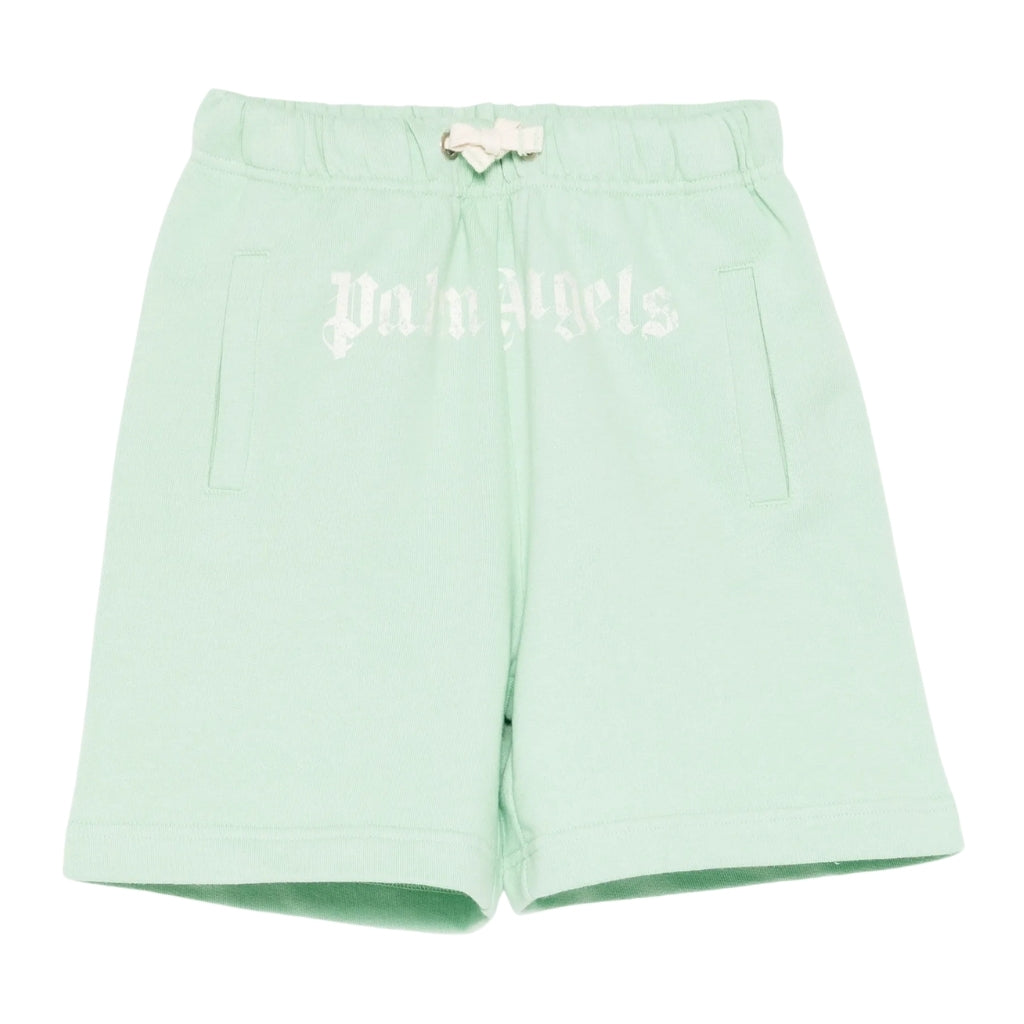 Palm Angels Kids Logo Brushed Sweatshorts