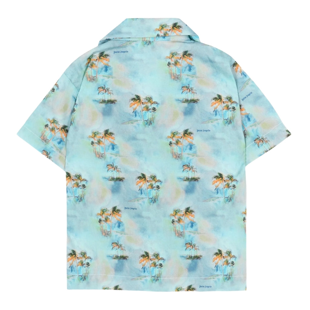 Palm Angels Kids Palms Bowling Shirt