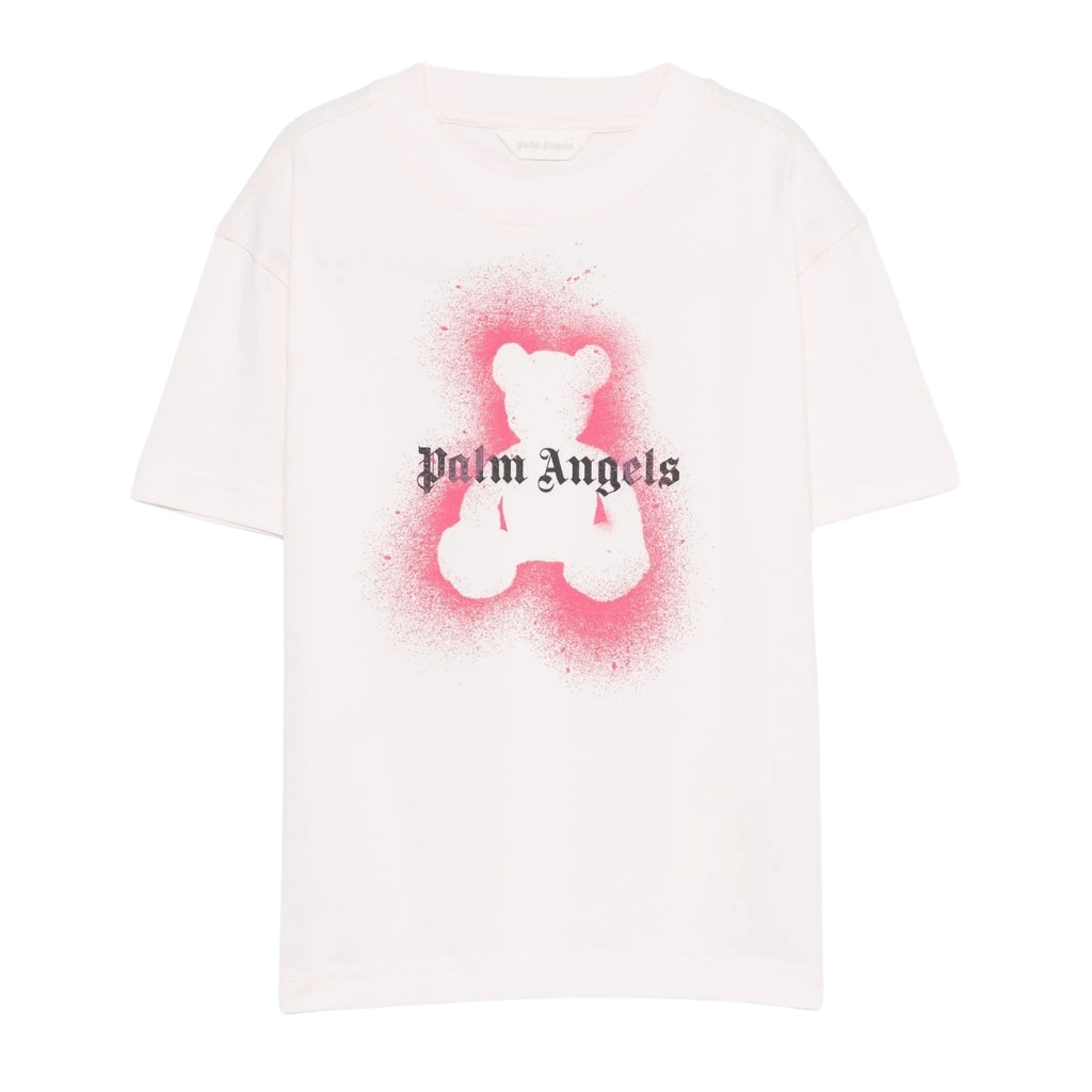 Palm Angels Kids Pa Spray Bear T-shirt