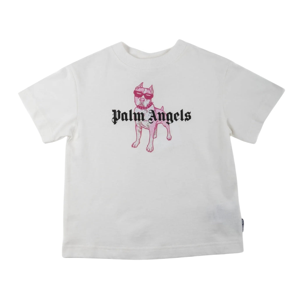 Palm Angels Kids Palm Dog T-shirt