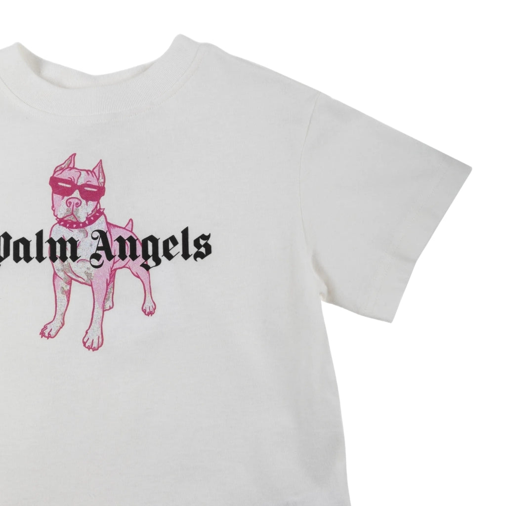 Palm Angels Kids Palm Dog T-shirt