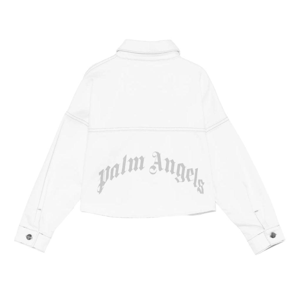 Palm Angels Kids Overshirt Cropped