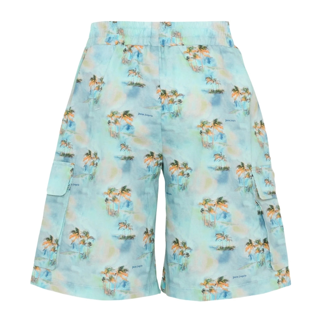 Palm Angels Kids Palms Cargo Shorts